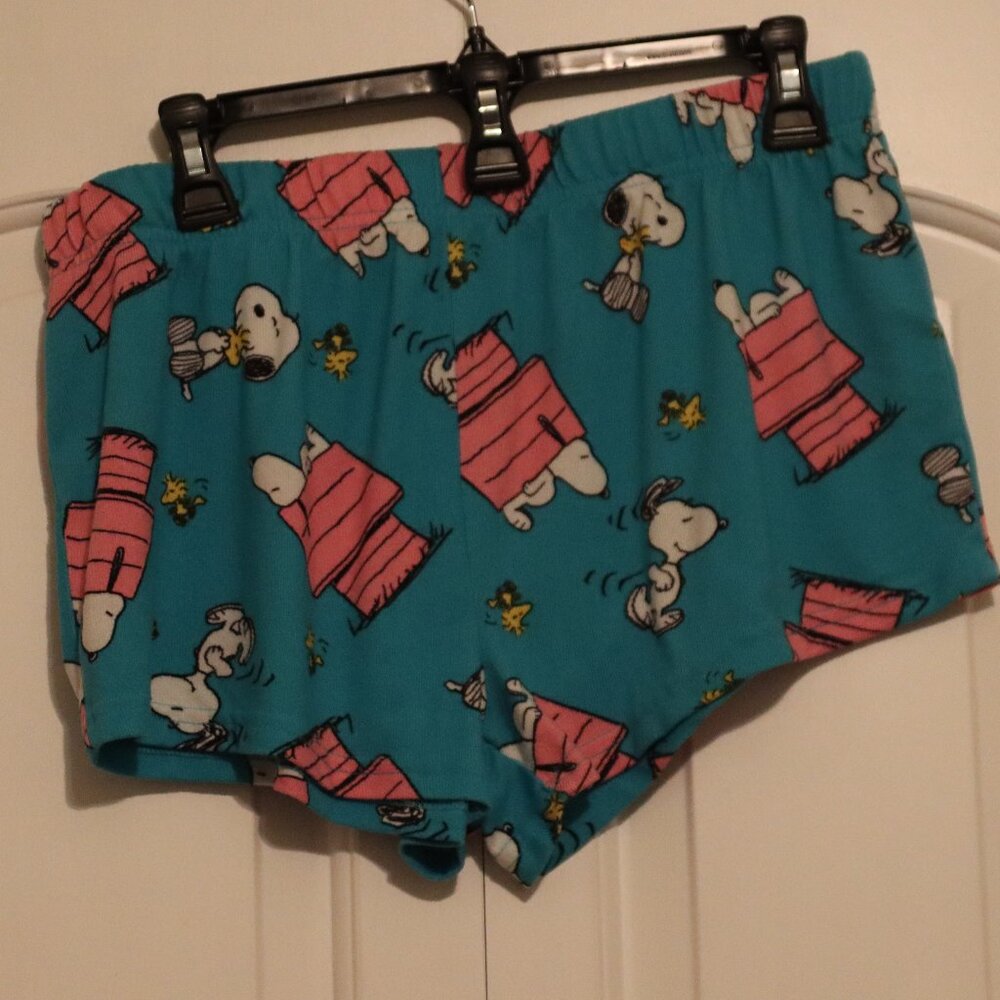 Peanuts Snoopy/Woodstock Sleep Shorts Size Medium